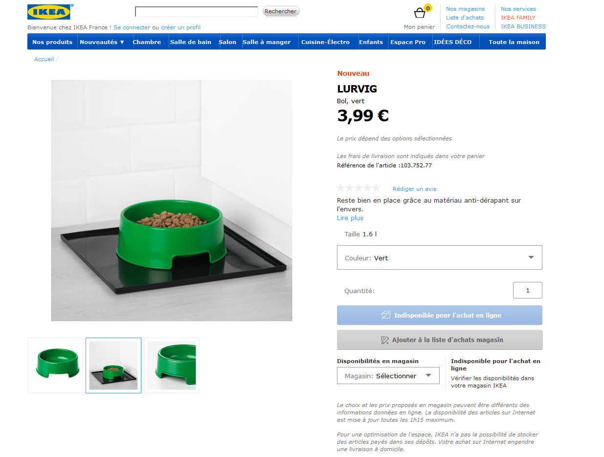 La gamme Ikea pour animaux de compagnie
