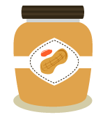 friandise pour chien au beurre de cacahuète