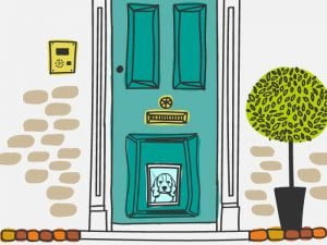 Chatière pour chien