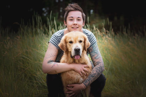 Justine Rivière et Owen