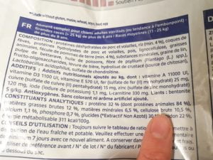 le cellulose dans les croquettes