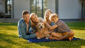 chien considéré comme un membre de la famille