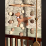 vidéo d'une chambre décorée sur la thématique du golden retriever