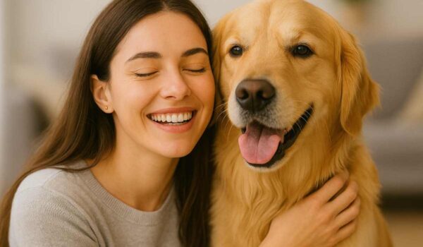 comment les chiens rendent leur maitre heureux