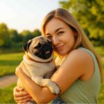 maitre qui aime son chien comme son enfant