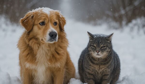 signes animaux souffrent froid