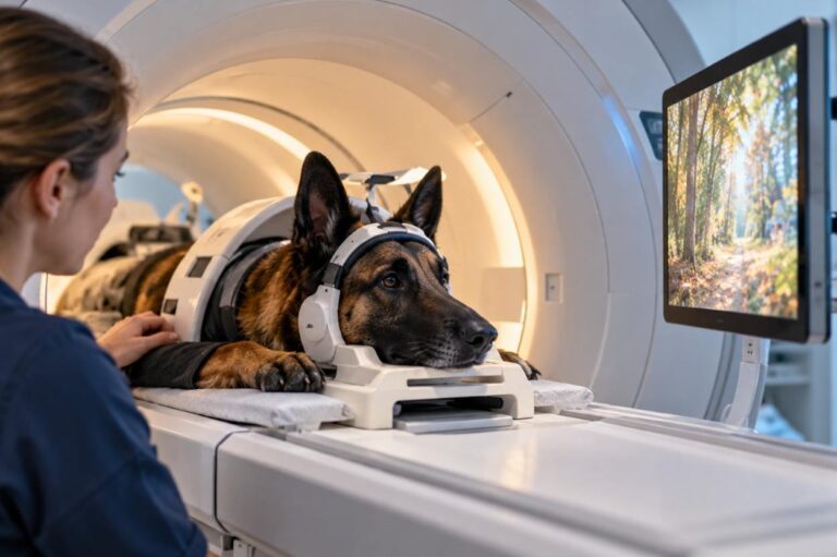 étude chien distingue peur