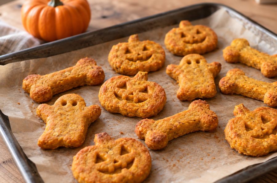 recette biscuit citrouille chien