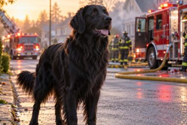 chien alerte incendie