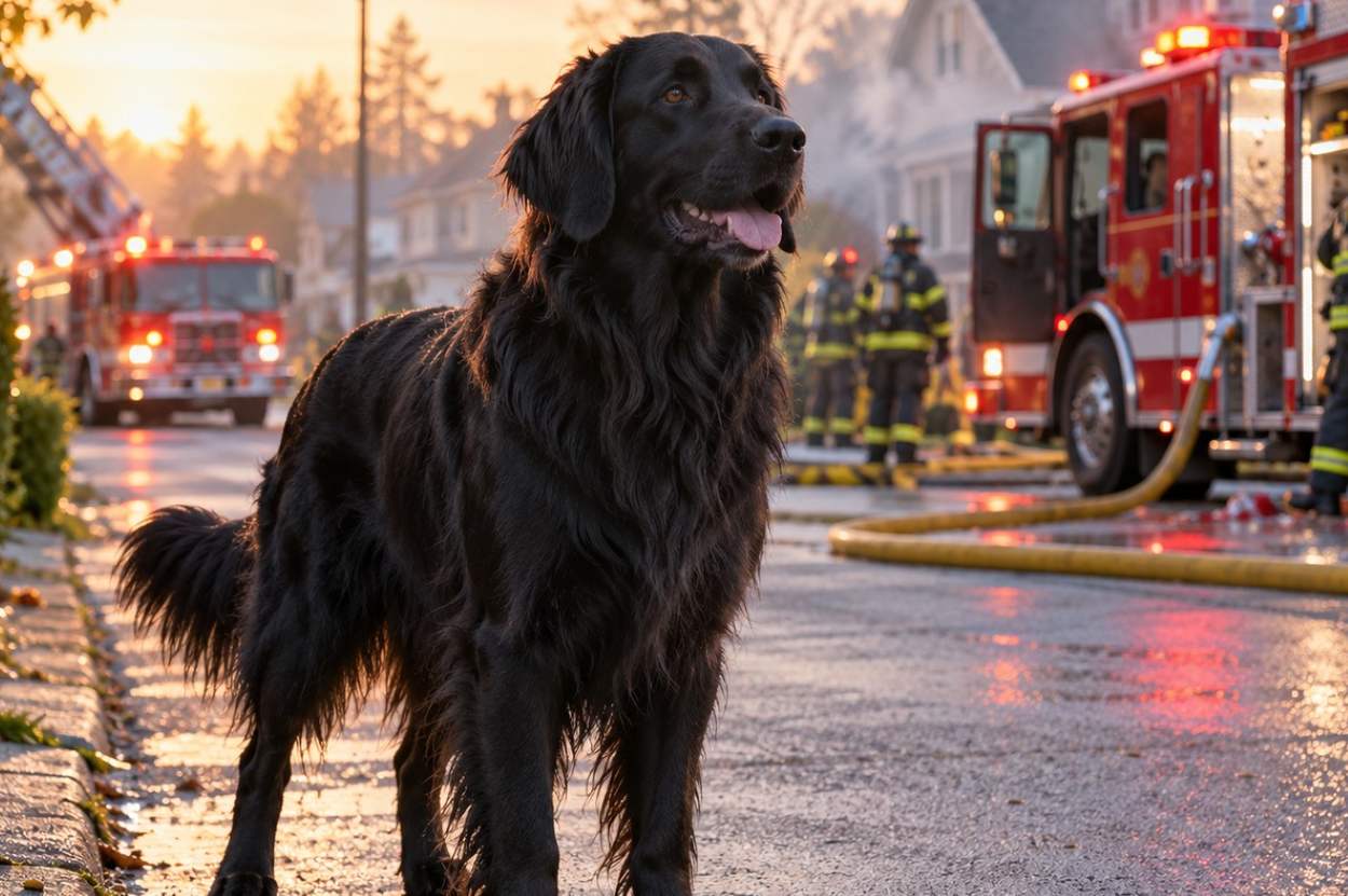 chien alerte incendie