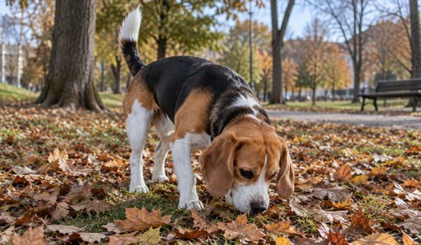 chien qui a avalé un mégot