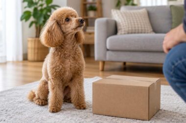 chien qui gémit quand son maitre part