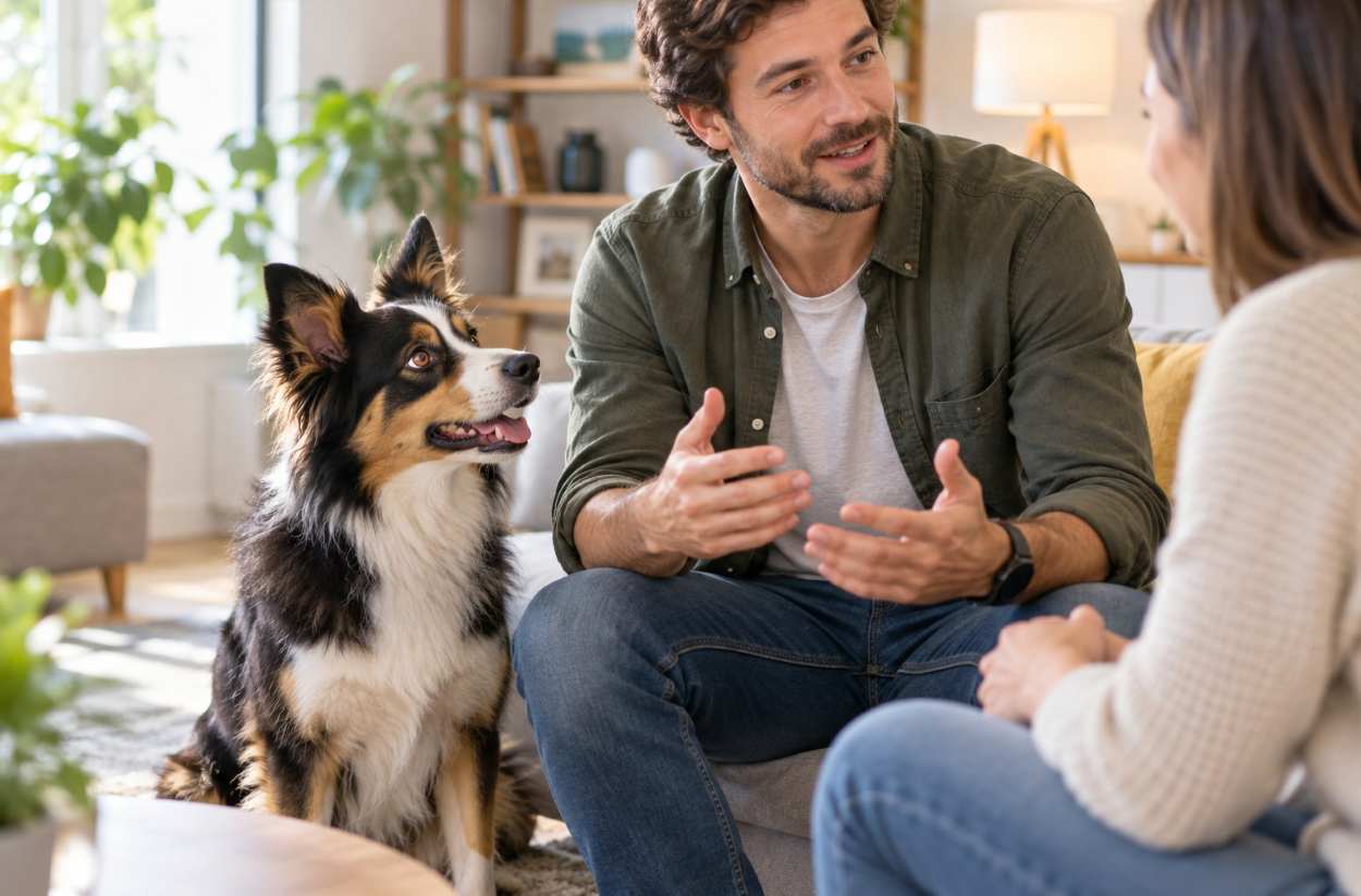 des chiens apprennent des mots