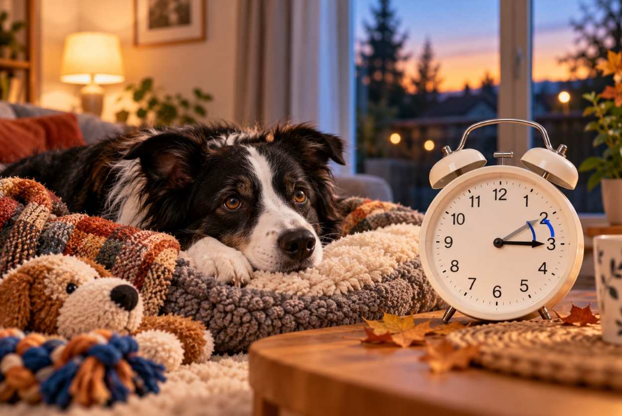 conseils pour le changement d'heure pour votre chien