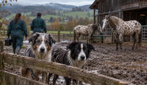 ferme insalubre suisse 40 chiens et 13 chevaux