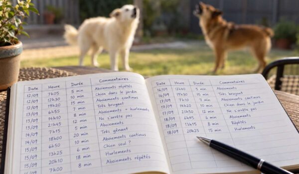 journal aboiements chien
