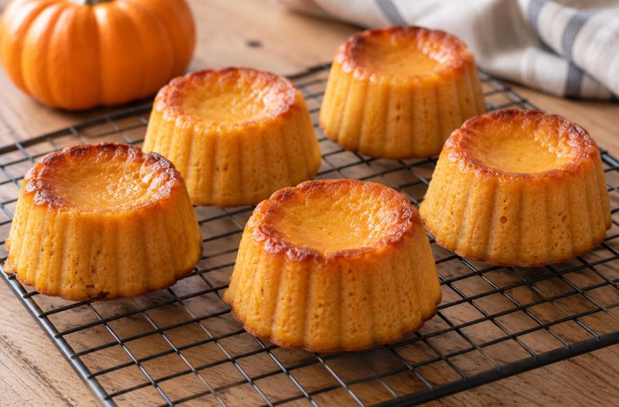 recette mini flan citrouille