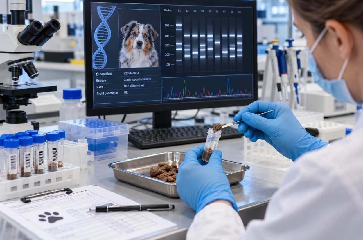 test adn crottes chiens roanne